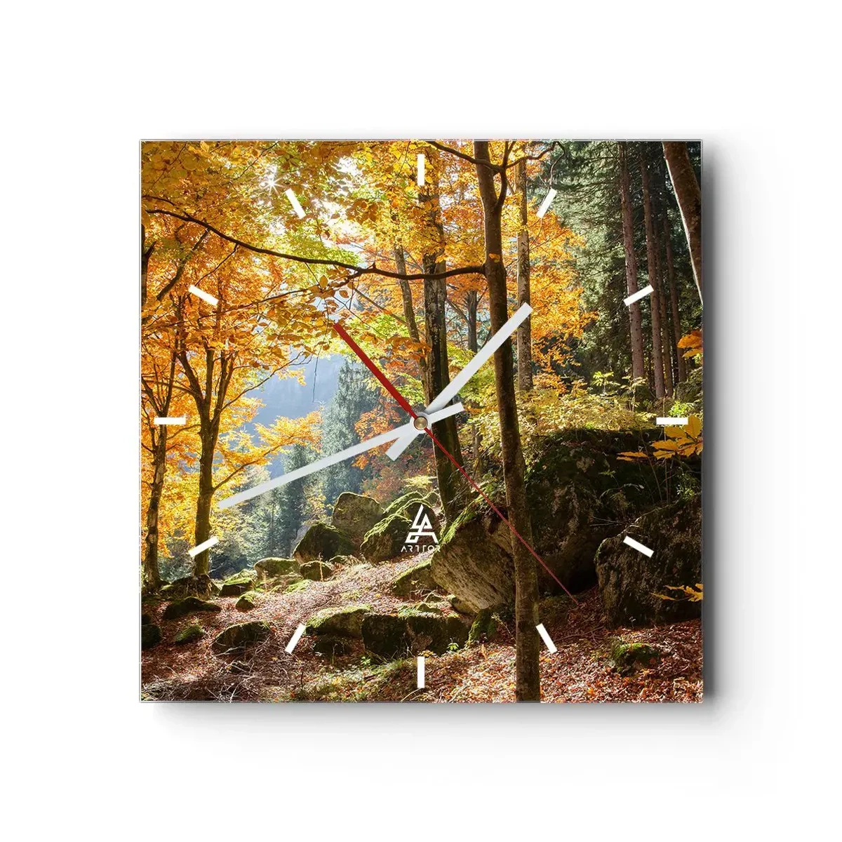 Horloge murale - Pendule murale - Il est temps de se détendre - 40x40 cm