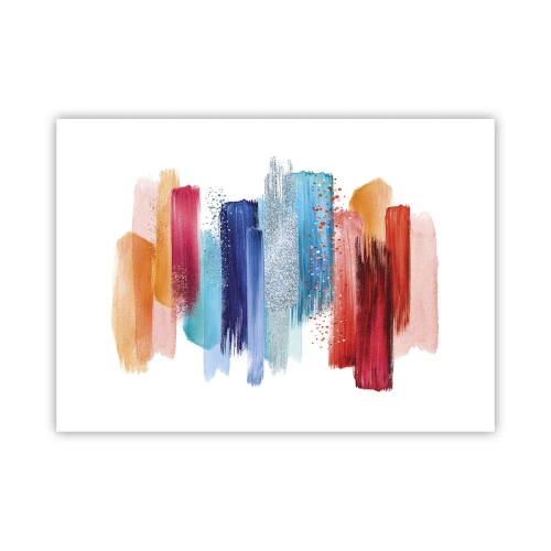 Affiche - Poster - En haut et en bas - 70x50 cm
