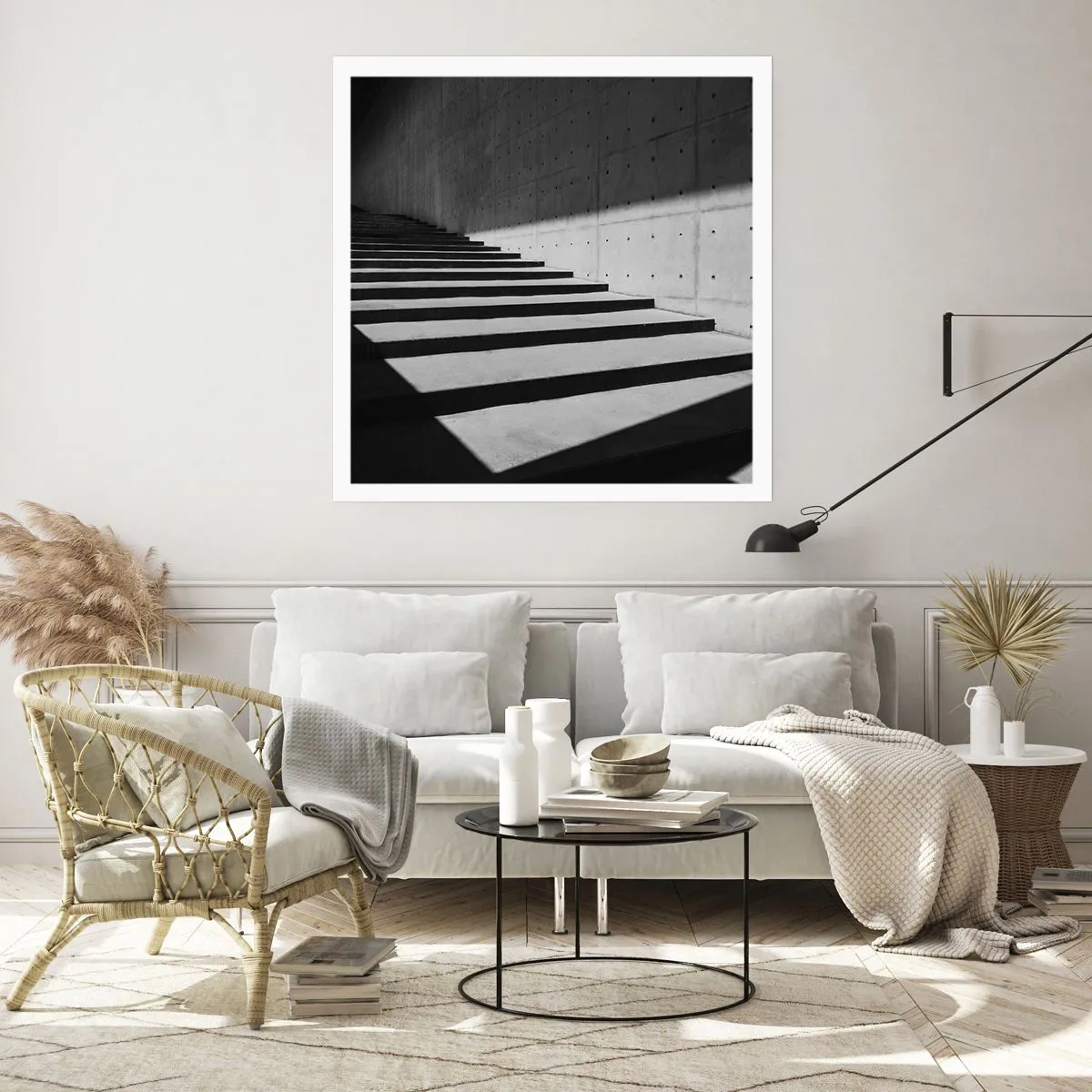 Affiche - Poster - La beauté brute du modernisme - 60x60 cm