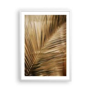 Affiche dans un cadre blanc - Poster - Colonnade naturelle - 50x70 cm