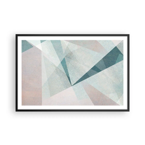 Affiche dans un cadre noir - Poster - Calme bien que dynamique - 91x61 cm