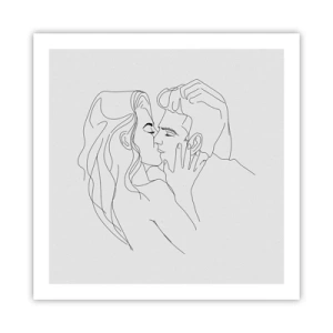 Affiche - Poster - La même ligne - 60x60 cm