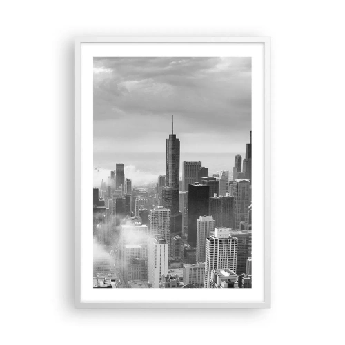 Affiche dans un cadre blanc - Poster - Paysage américain - 50x70 cm