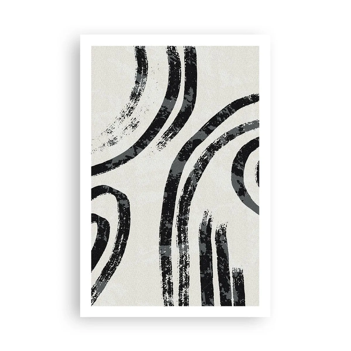 Affiche - Poster - À moitié arrêté - 61x91 cm