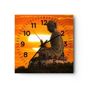 Horloge murale - Pendule murale - Aucune peur du monde - 40x40 cm