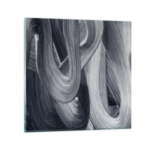 Impression sur verre - Image sur verre - La fluidité de la réalité - 60x60 cm