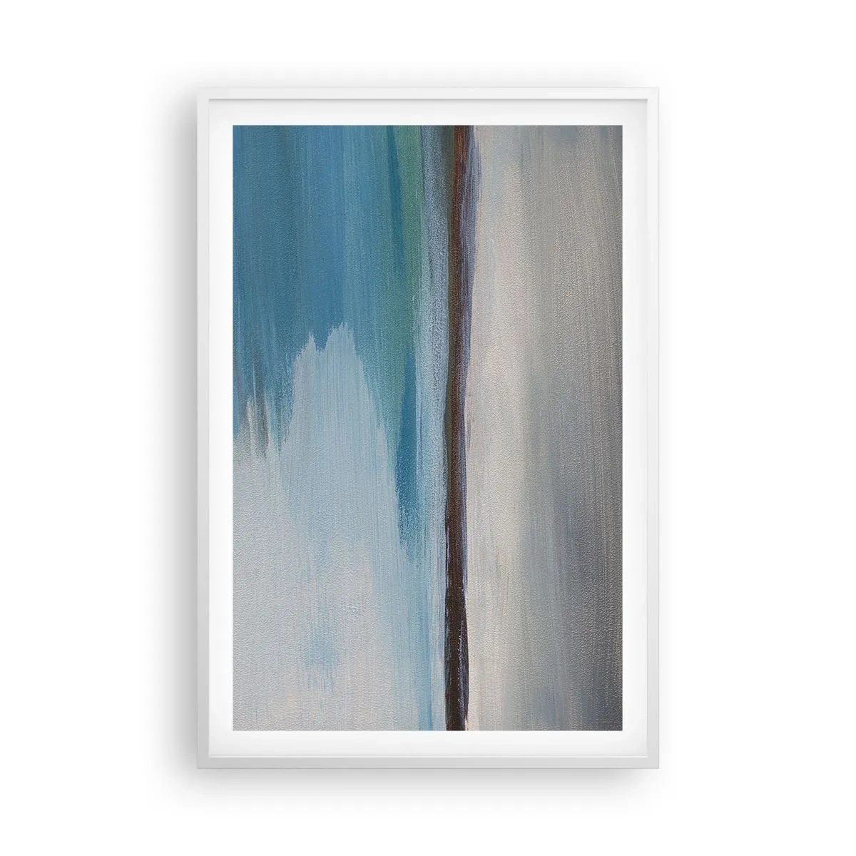 Affiche dans un cadre blanc - Poster - Paysage horizontal - 61x91 cm