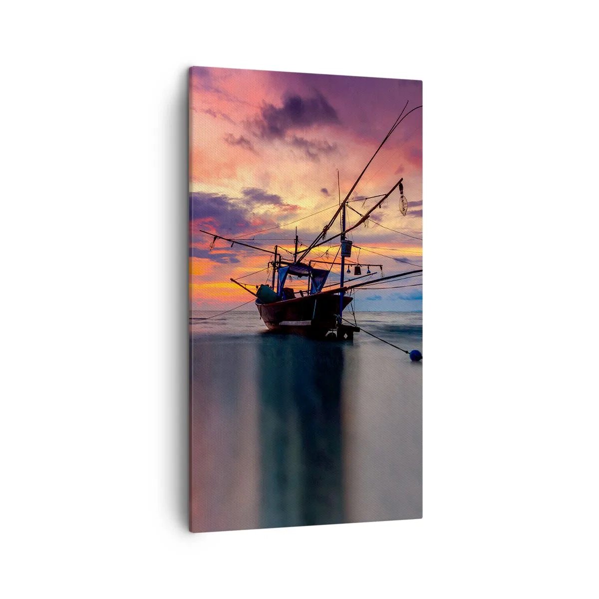 Impression sur toile - Image sur toile - Soirée exotique - 45x80 cm