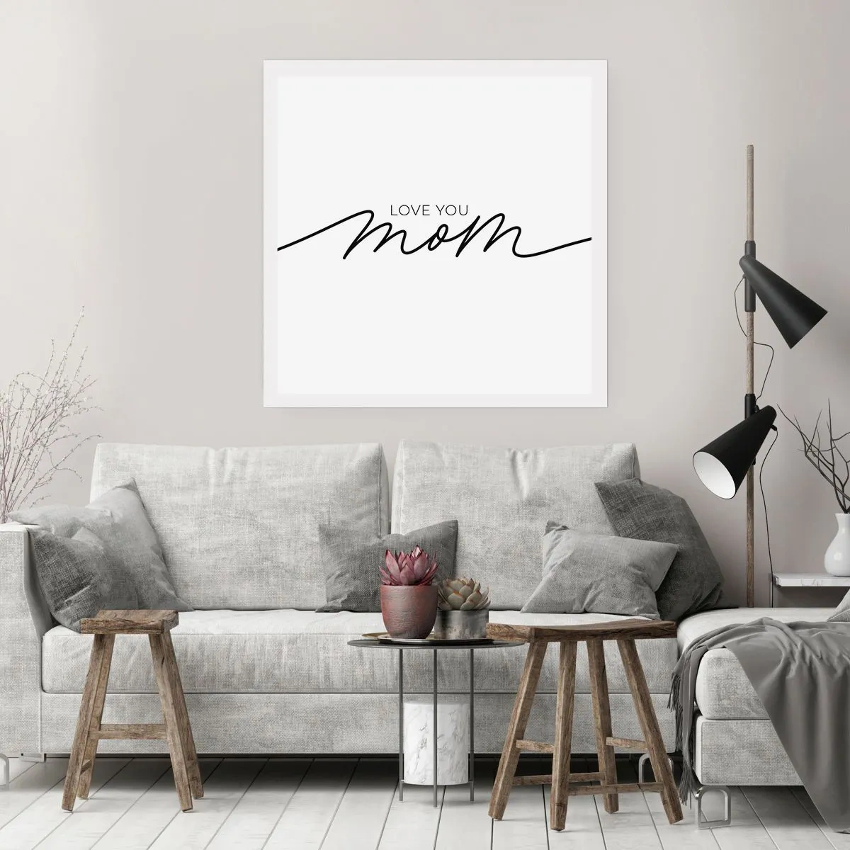 Affiche - Poster - Grand chamboulement - 40x40 cm