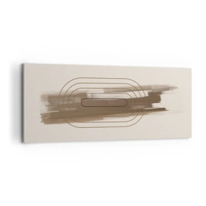 Impression sur toile - Image sur toile - Parfum de gris - 100x40 cm