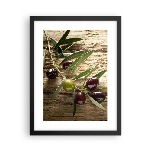 Affiche dans un cadre noir - Poster - Directement de la nature - 30x40 cm