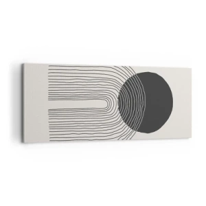 Impression sur toile - Image sur toile - Tremblement et confiance - 100x40 cm