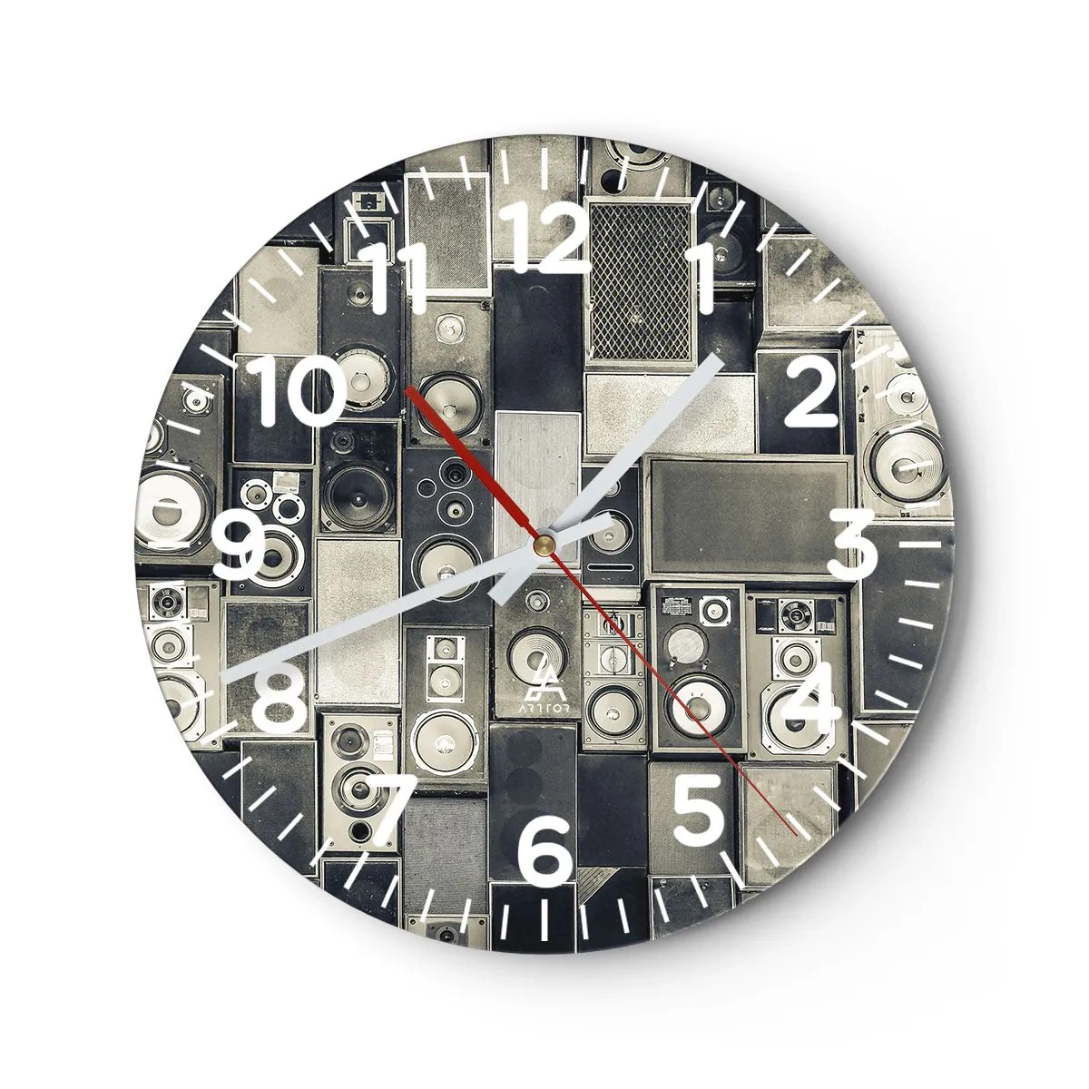 Horloge murale - Pendule murale - Tout va bien - 40x40 cm