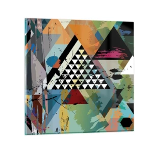 Impression sur verre - Image sur verre - Comme c'est facile - 30x30 cm