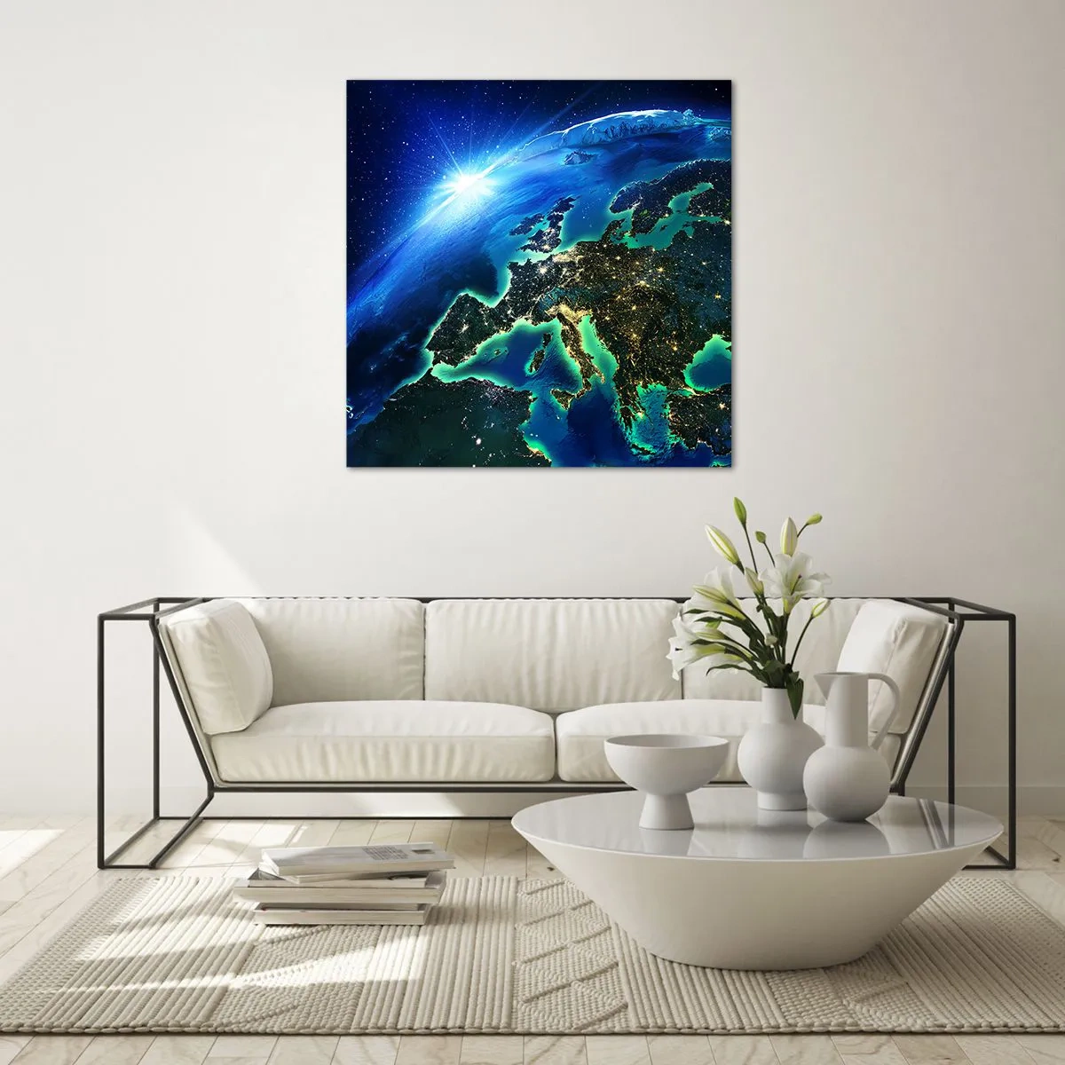 Impression sur verre - Image sur verre - Europe pétillante - 60x60 cm