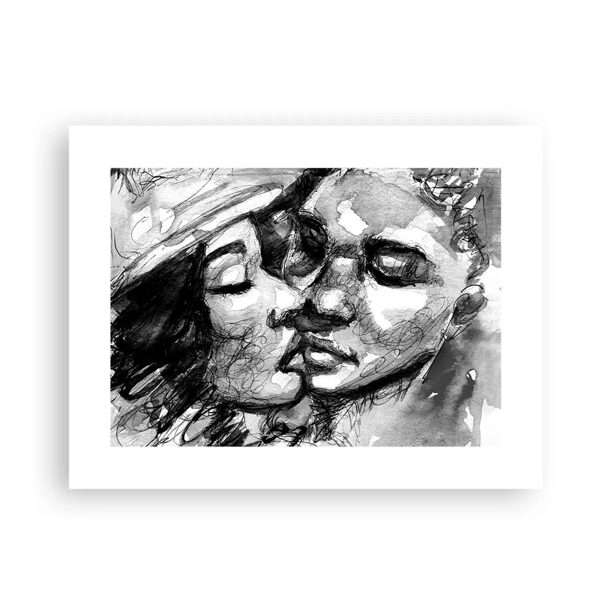 Affiche - Poster - Un moment tendre - 40x30 cm