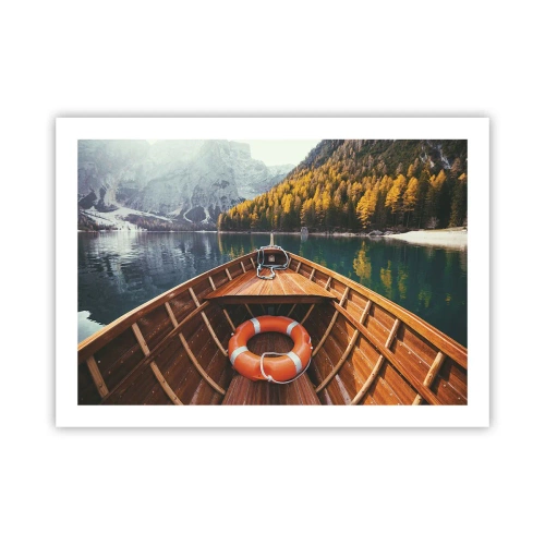 Affiche - Poster - Escapade en montagne - 70x50 cm