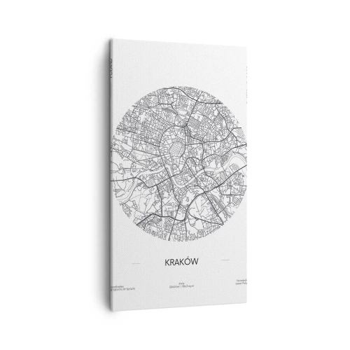 Impression sur toile - Image sur toile - Anatomie de Cracovie - 45x80 cm