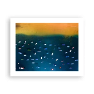 Affiche - Poster - Jeu de vacances - 50x40 cm