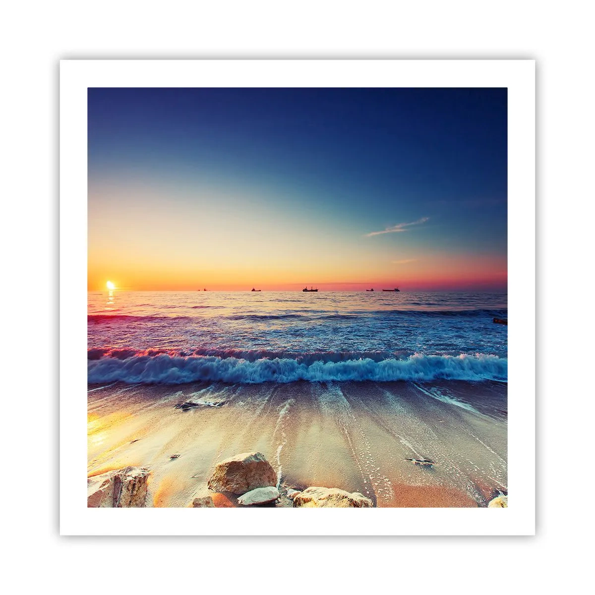 Affiche - Poster - Mais quel horizon ? - 60x60 cm