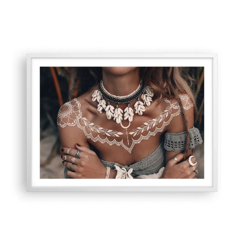 Affiche dans un cadre blanc - Poster - Talismans, rituels de la féminité - 70x50 cm