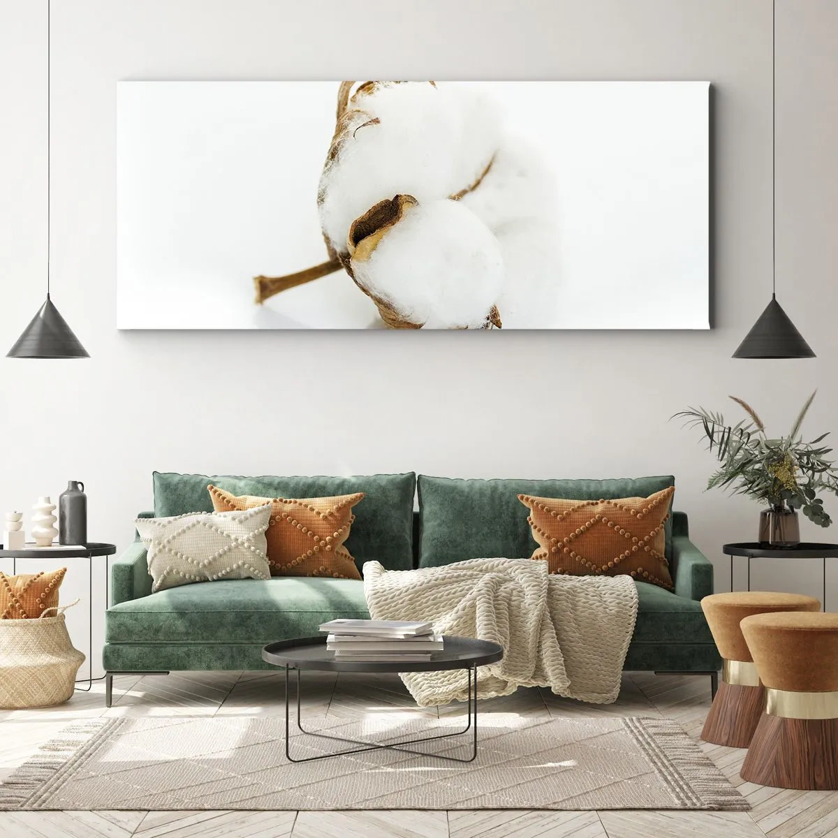 Impression sur toile - Image sur toile - Doux par nature - 90x30 cm