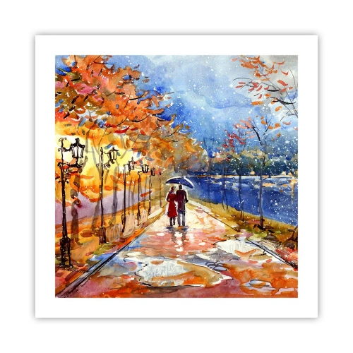 Affiche - Poster - Ensemble jusqu'au bout du temps - 50x50 cm