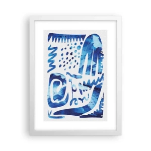 Affiche dans un cadre blanc - Poster - Retour aux racines - 30x40 cm