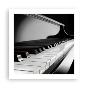 Affiche - Poster - Harmonie des formes et des couleurs - 50x50 cm