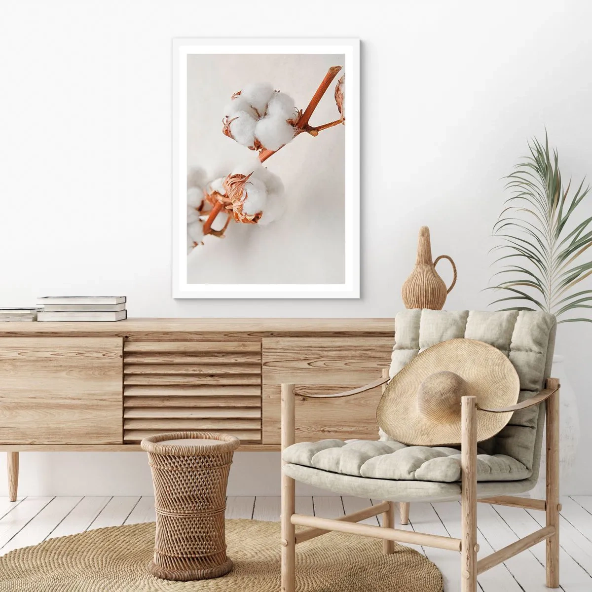 Affiche dans un cadre blanc - Poster - Seulement caliner - 30x40 cm