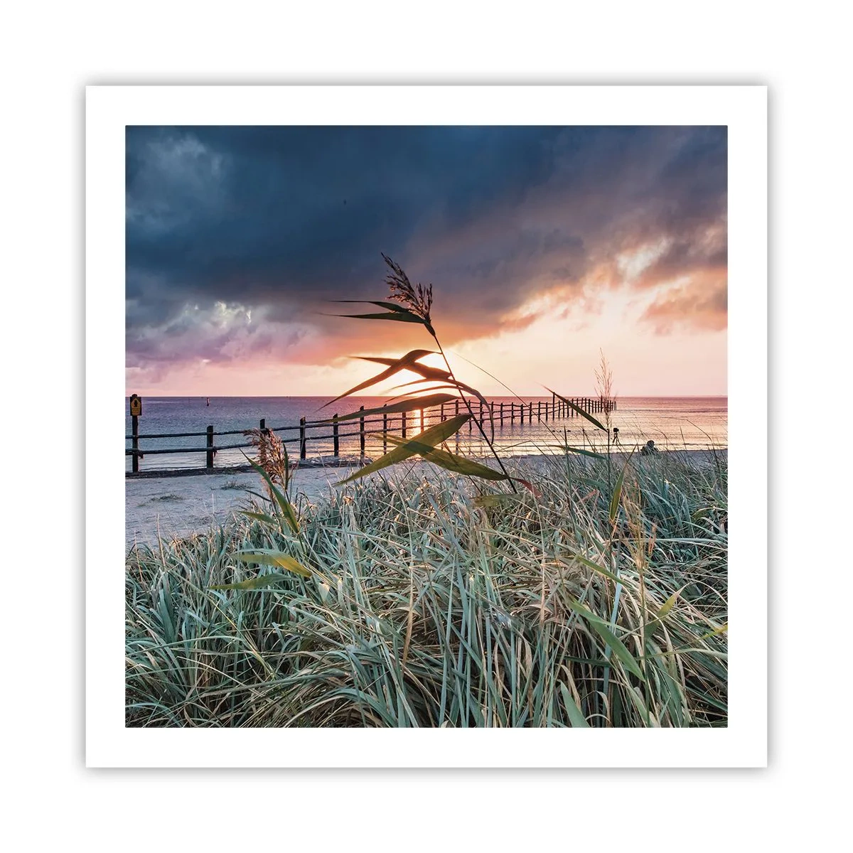 Affiche - Poster - Ça ne passe pas avec le vent - 60x60 cm