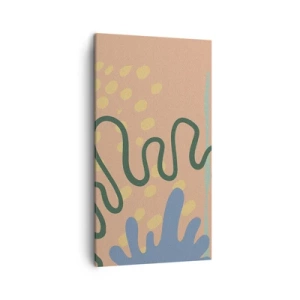 Impression sur toile - Image sur toile - Abstraction : diversité de la nature - 45x80 cm