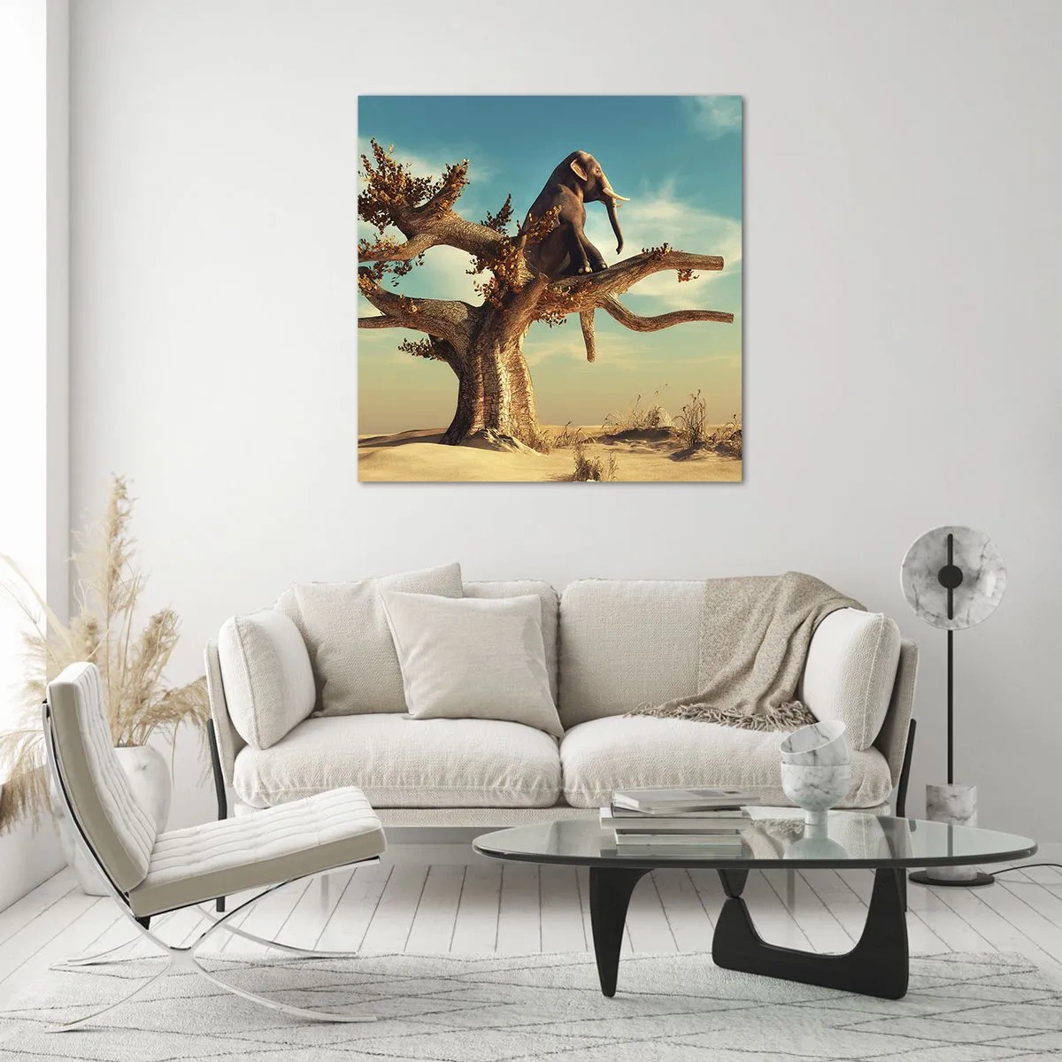 Impression sur verre - Image sur verre - Nouveau point de vue - 60x60 cm