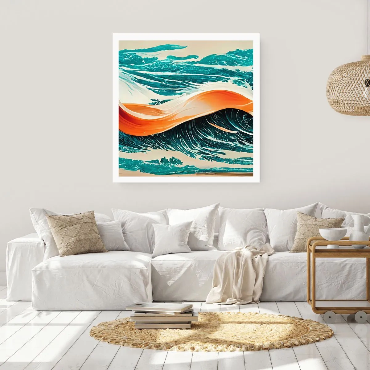 Affiche - Poster - Le rêve d'un surfeur - 50x50 cm