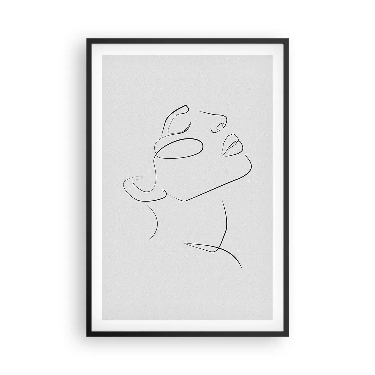 Affiche dans un cadre noir - Poster - Méandre du rêve - 61x91 cm