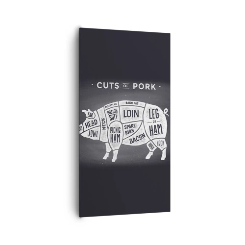 Impression sur toile - Image sur toile - L'art de la découpe - 65x120 cm