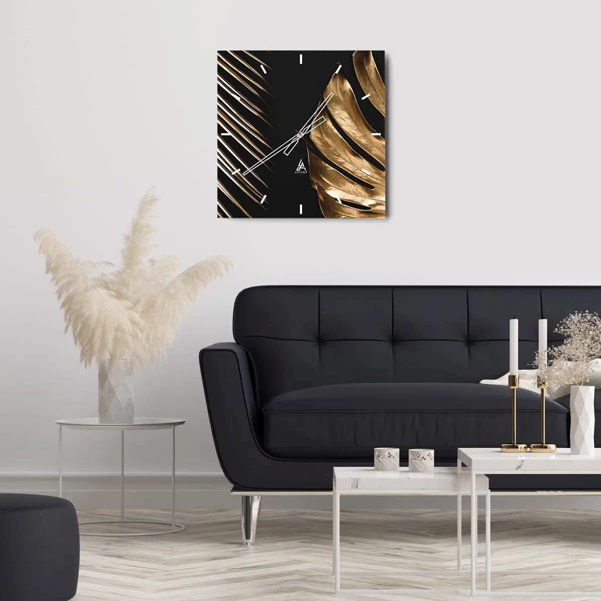 Horloge murale - Pendule murale - Différent et tout aussi cher - 30x30 cm