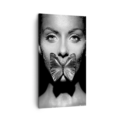 Impression sur toile - Image sur toile - Baiser papillon - 45x80 cm