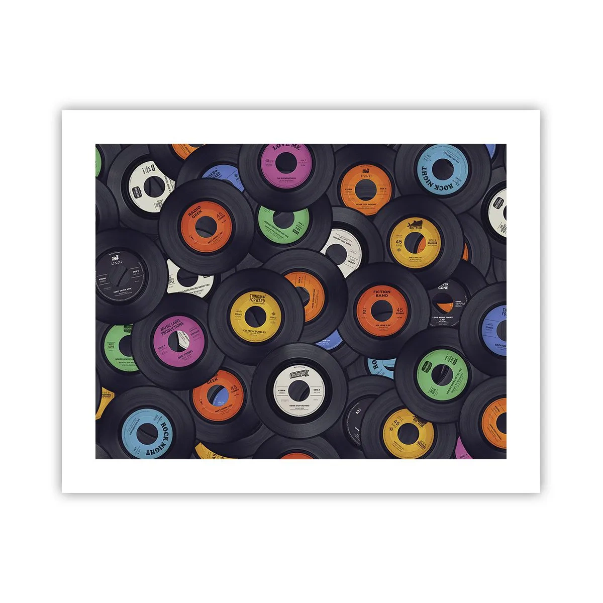 Affiche - Poster - Couleurs des classiques - 50x40 cm