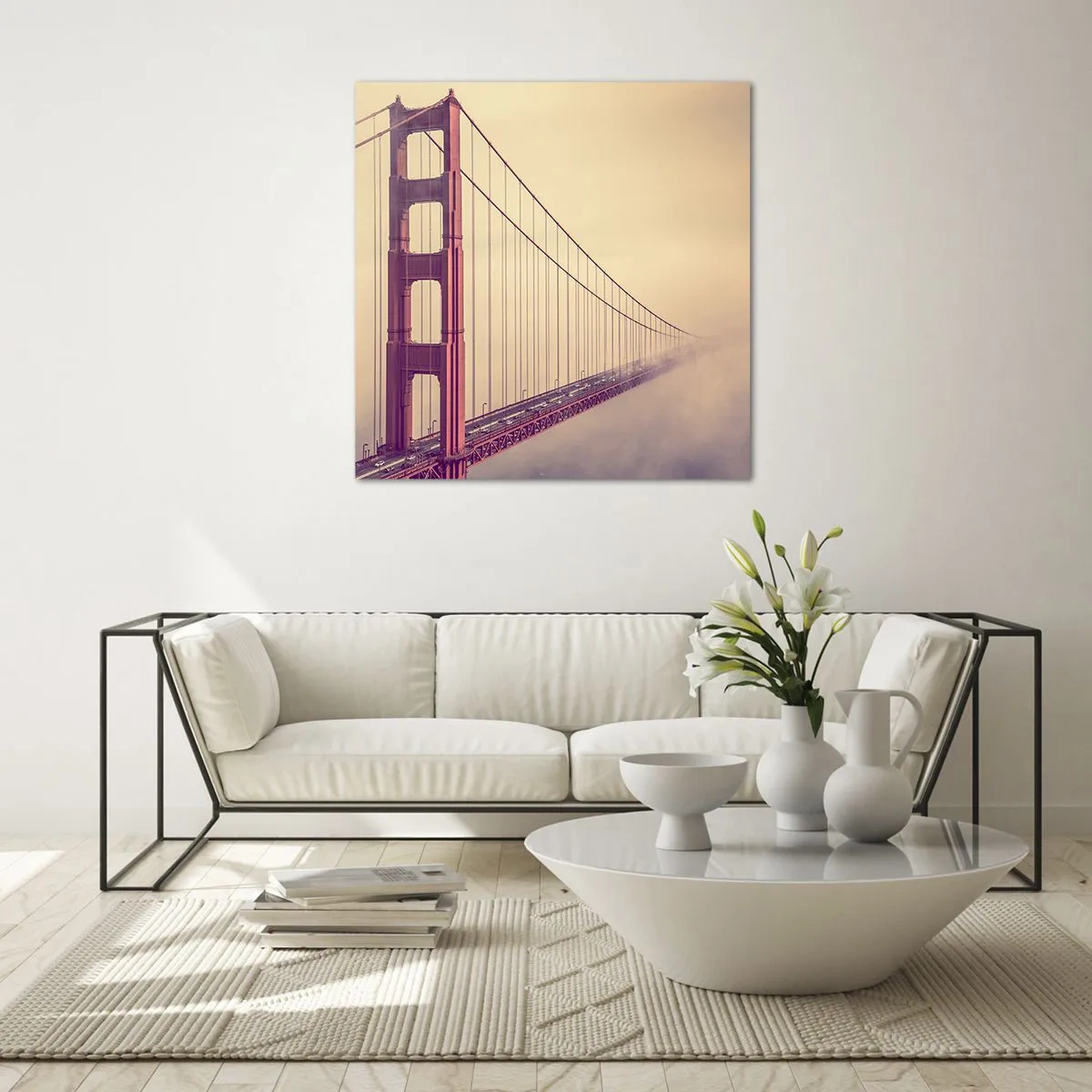 Impression sur verre - Image sur verre - Entre ciel et terre - 70x70 cm