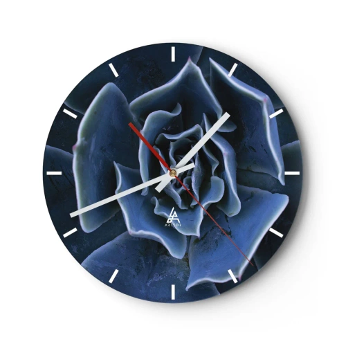 Horloge murale - Pendule murale - Fleur du désert - 40x40 cm