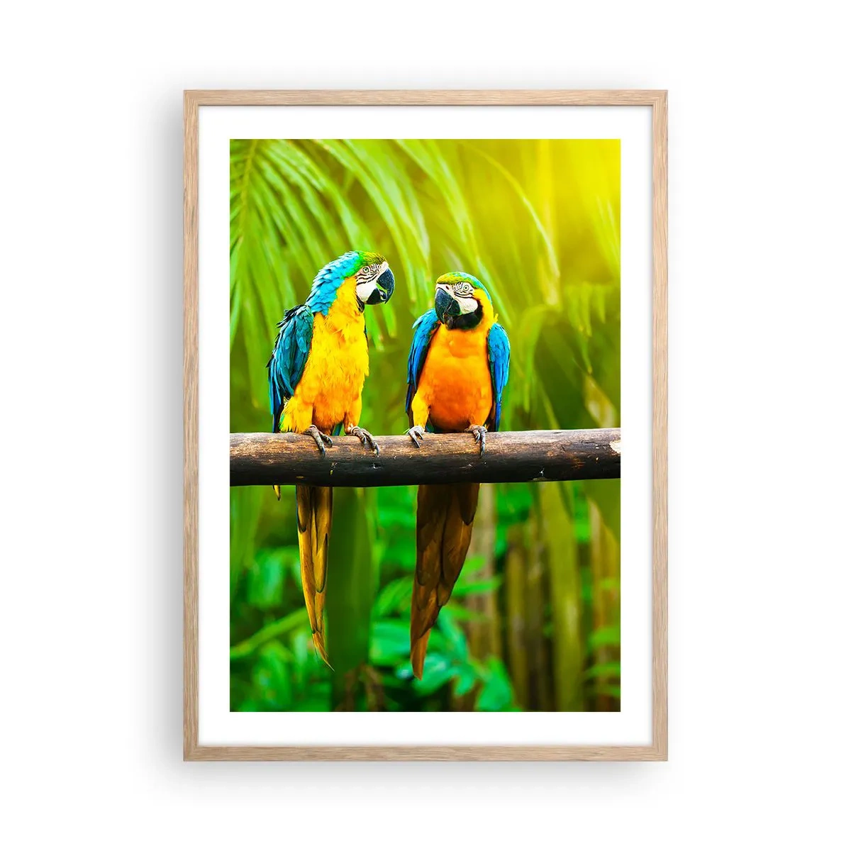 Affiche dans un chêne clair - Poster - Et avez-vous entendu qu'elle ...? - 50x70 cm