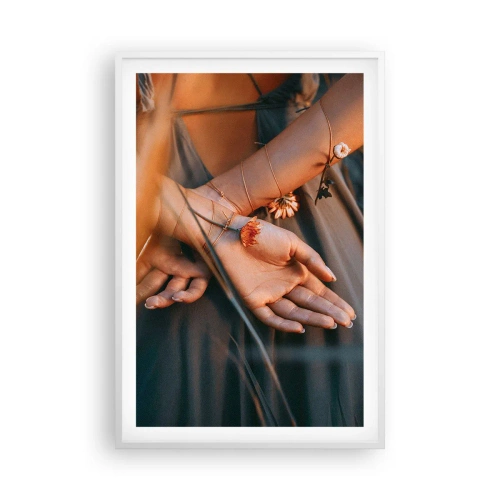 Affiche dans un cadre blanc - Poster - Liée à la nature - 61x91 cm