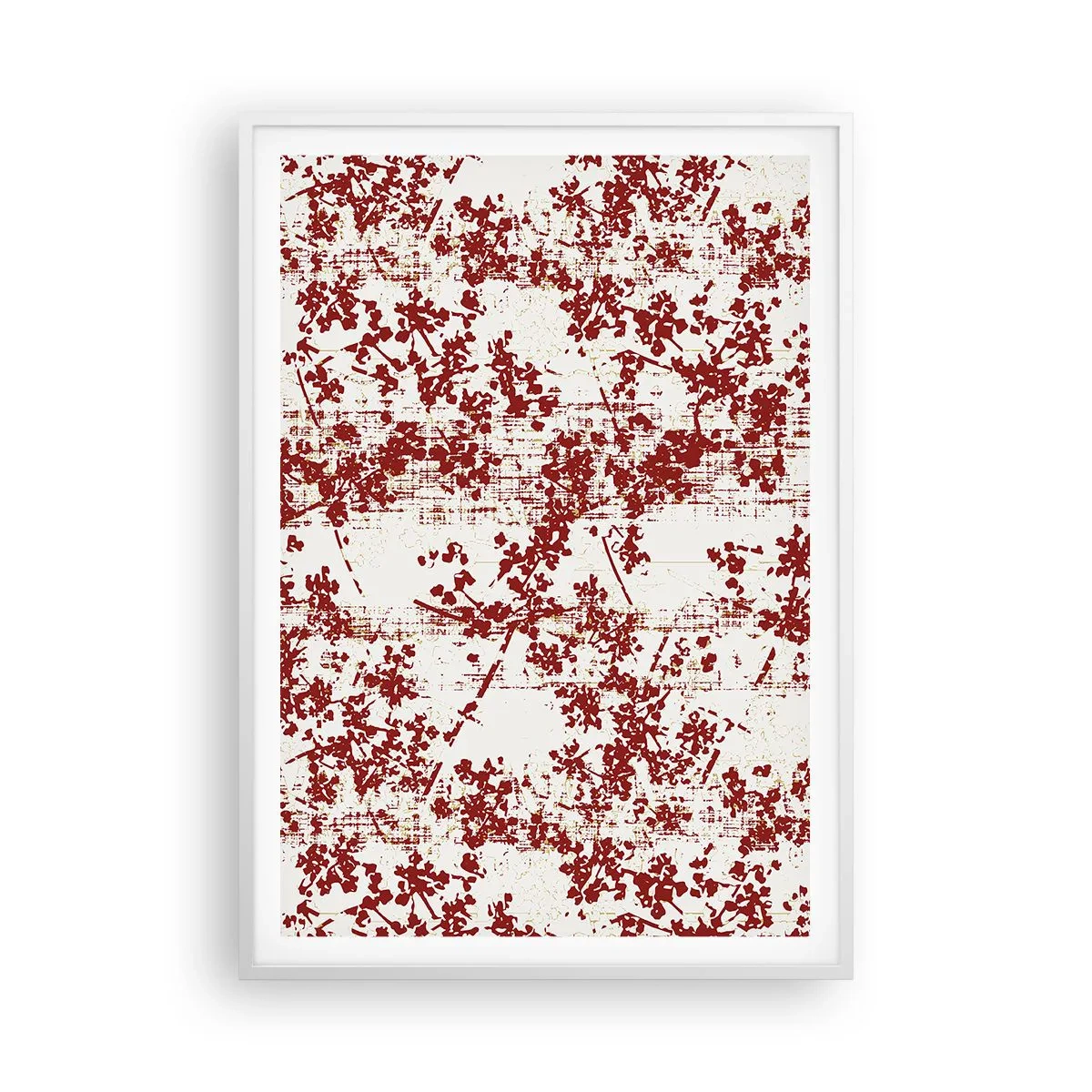 Affiche dans un cadre blanc - Poster - Comme un calicot ancien - 70x100 cm