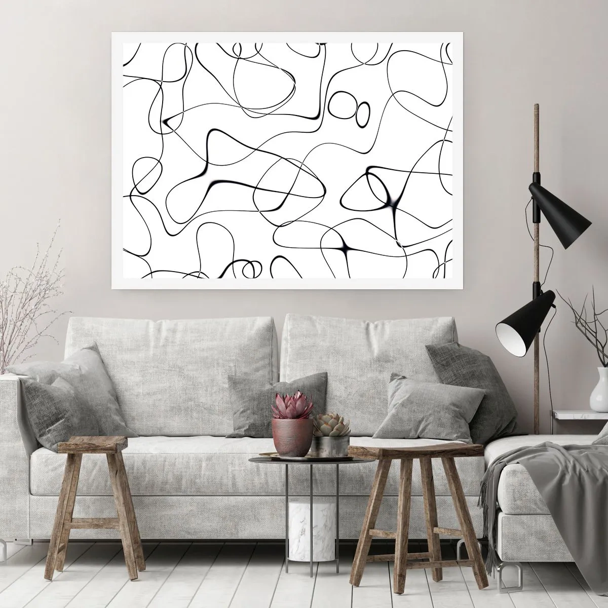 Affiche - Poster - Le chemin de la vie, les voies du hasard - 40x30 cm