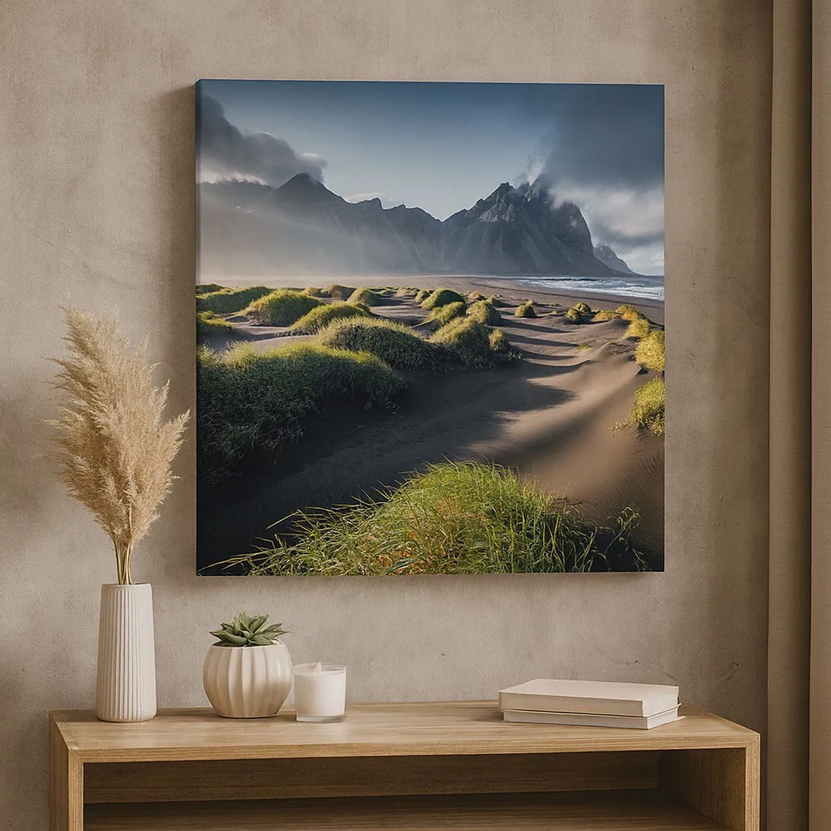 Impression sur toile - Image sur toile - Harmonie des éléments - 30x30 cm