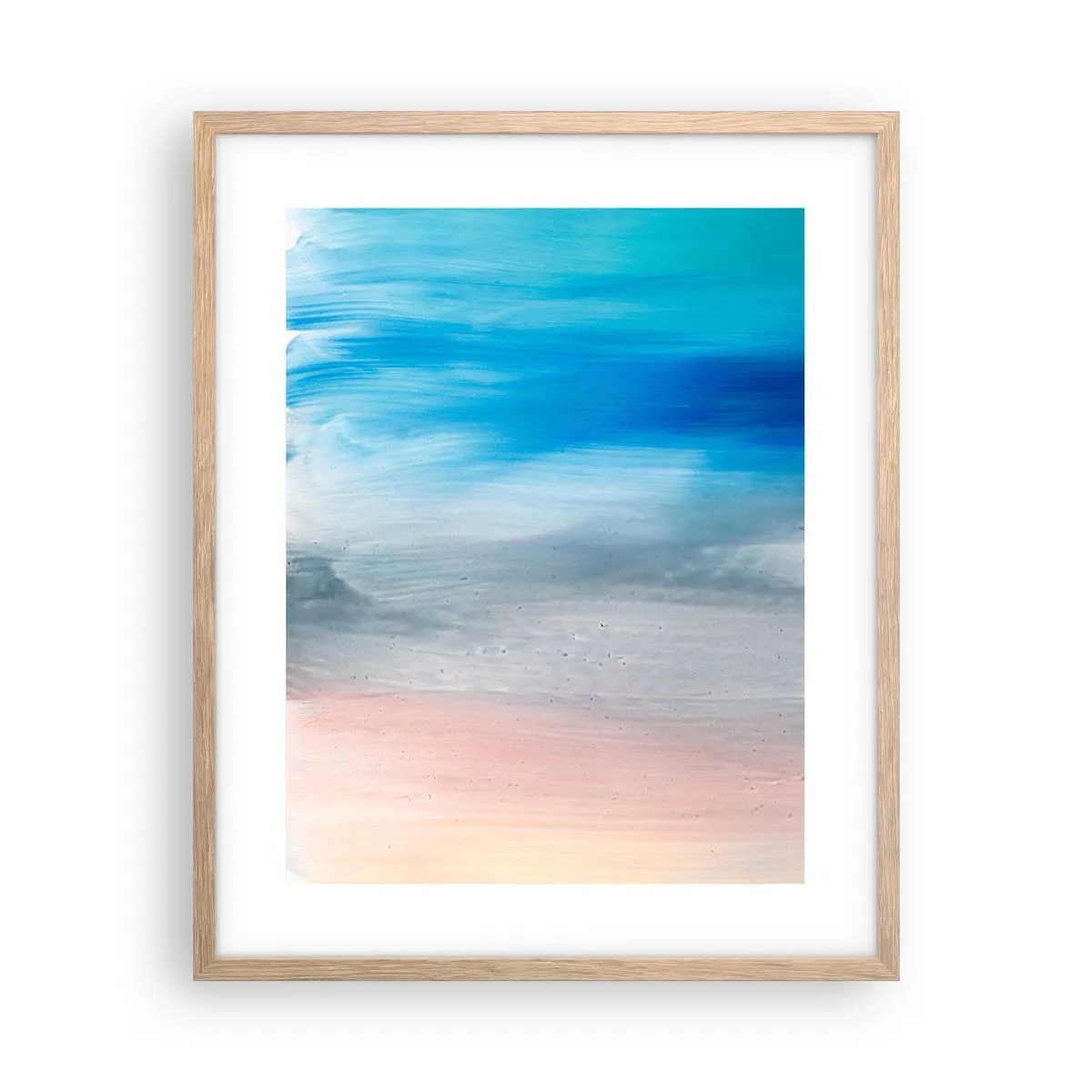 Affiche dans un chêne clair - Poster - Éléments : air - 40x50 cm