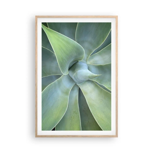 Affiche dans un chêne clair - Poster - La naissance de la verdure - 61x91 cm