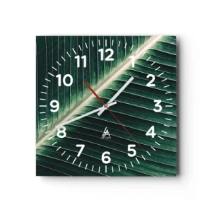 Horloge murale - Pendule murale - Le rythme de la nature - 30x30 cm