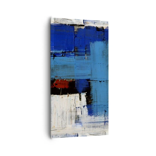 Impression sur toile - Image sur toile - Secret de bleu - 65x120 cm